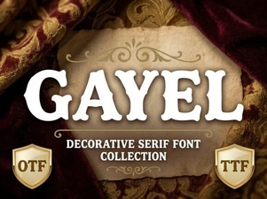 Gayel Font: a Stylish Creative Typeface for Modern Designers