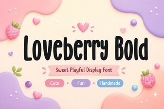 Loveberry Bold: Creative Design & Display Uses
