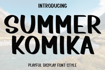 Summer Komika Font: Bold and Playful for Creative Projects