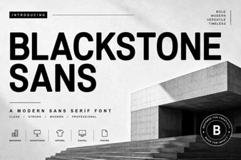 Blackstone Sans: Modern Design Versatility