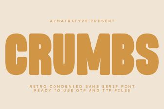 Crumbs Font: a Unique Handcrafted Typeface for Creative Projects