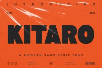 Kitaro Font – Free Sans Serif Typeface for Modern Design