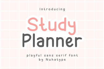 Studdy Planner Font Free Download - Modern Sans Serif Typeface