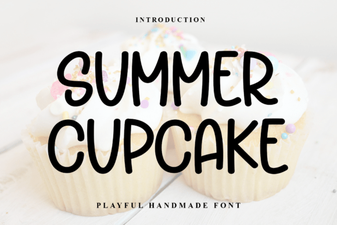 Summer Cupcake Font Free Download - Script Calligraphy Typeface