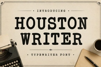 Houston Writer Font for Creative and Modern Design Projects